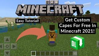 How To Get Custom Capes For Free In Minecraft Android 2021! (Using Resource Pack)