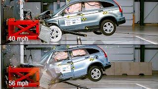 Crash Test 40mph VS 56mph - How Speed Affects the Severity of Crashes
