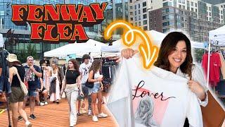 Taylor Swift SCORE at the Fenway Flea! Thrift with me in BOSTON! Online Fashion Seller!