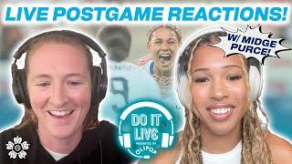 USA vs. ZAMBIA INSTANT POSTGAME REACTIONS w/ MIDGE PURCE! | Do It Live!