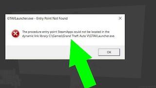 How to Fix The procedure entry point SteamApps could not be located |GTA 5| Complete Guide 2023