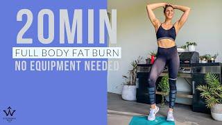 20min FULL BODY FAT BURN | No Equipment | Olympic Champion Stephanie Rice