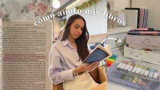 CÓMO ANOTO MIS LIBROS: Métodos + Código de colores de post-its | Carolette Martin