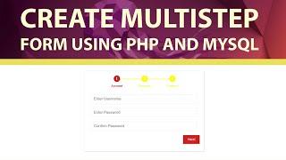 Multi Step Form PHP Mysql [Part #2]