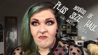 Plus Size Boohoo UK Try on  Haul (size 22/24) - Goth Edition