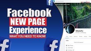 New page experience Facebook option not showing  | Take Note