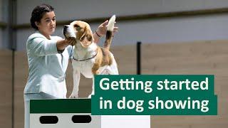 How to get started in Dog Showing