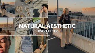 Natural Aesthetic Filter | VSCO Tutorial | How to edit Natural