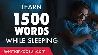 German Conversation: Learn while you Sleep with 1500 words