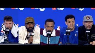 Mavs' Kyrie Irving Postgame Interviews NBA Finals Loss vs Celtics: Luka Doncic, Kyrie Irving, More