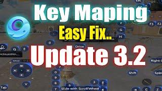 Key Maping  And Mouse lock Issue Fixed : Pubg Mobile New Update 3.2 : 100% Working .....
