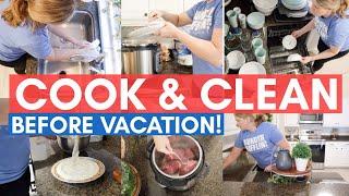 COOK + CLEAN WITH ME! | Extreme Cleaning Motivation 2021| Easy Summer Recipes | Speed Cleaning