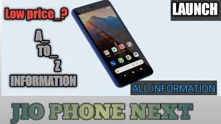 Jio Phone Next All Information// Jio Phone Next Launched in India// Jio Phone Next Low Price