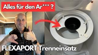  Umbau auf Trockentrenntoilette  mit FLEXAPORT TTT Einsatz für Dometic & Thetford im Wohnmobil