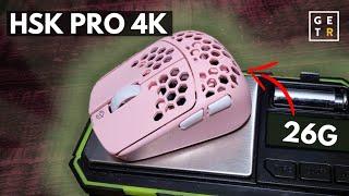 G-Wolves HSK Pro 4K Review... lightest 4000hz wireless mouse! BEST for fingertip?