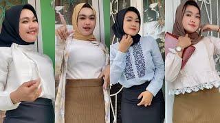 TIKTOK UKHTI JILBAB CANTIK BODY SEMOK PERFECT TOKET SUPER GEDE FULL ROKSPAN SUPER LICIN