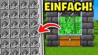 Die einfachste Creeper Farm in Minecraft bauen - einfache Minecraft Creeper Farm bauen Tutorial 1.19