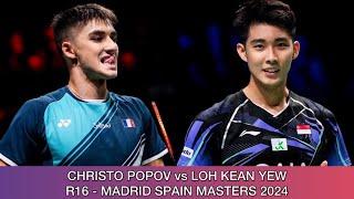 Loh Kean Yew vs Christo Popov | Badminton Madrid Spain Masters 2024