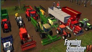 JOHN DEERE & CASE HARVESTER IN FS14 || FS14 GAMEPLAY || TIMELAPSE ||