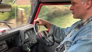 land rover defender 90 300tdi hardtop for sale in action