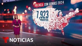 Los tiroteos en 2024 han dejado cerca de 8,000 muertos | Noticias Telemundo