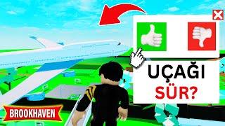 ROBLOX BROOKHAVEN AMA GERÇEK UÇAK SÜRMEKROBLOX BrookhavenRP AYŞEM ECE ARI