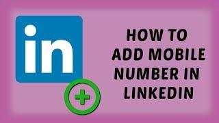 How To Add Mobile Number In LinkedIn | LinkedIn How To Videos in Hindi | DR technology