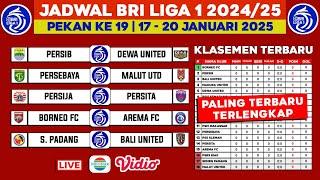 TERBARU! Jadwal Bri Liga 1 Pekan ke 19 - jadwal Liga 1 2024 Terbaru Hari ini- Persib vs Dewa united