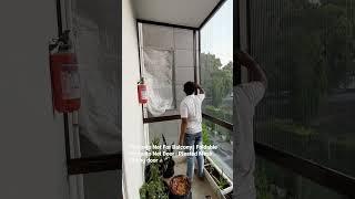 Mosquito Net For Balcony | Pleated Mesh Price | Foldable Net | #balcony #mosquito #noida #gurgaon