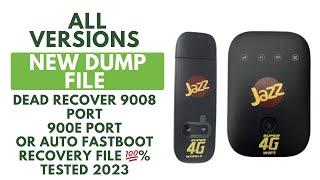 Latest Jazz W02 lw43 Mf673 | zong Mf25 Dead recover 9008 port 900e and auto fastboot fix dump file