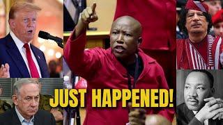 Malema’s FEARLESS Speech Sends Shockwaves Across the Globe — Brutally Slams the USA.