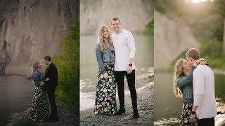 Engagement Photo Session On Location - Behind The Scenes + Lightroom Editing