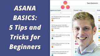 ASANA BASICS: 5 Tips and Tricks for Beginners (Project Management Software)