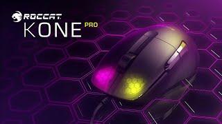 ROCCAT Kone Pro | Lightweight Ergonomic Optical Performance Gaming Mouse with RGB lighting