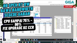 Mikrotik RB1100x2 Bawa Bandwidth 750Mbps kok masih Mampuu