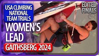 US National Team Trials | Lead Finals | Women's | 2024