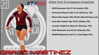 Grace Martinez | Setter/Def. Specialist  | c/o 2026 | Calallen H.S. (TX) Playoff Run 2023-2024