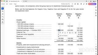 FAC3764 Diapers Ltd: Complex Groups: Parent sells inventory to associate, Disposal and control lost