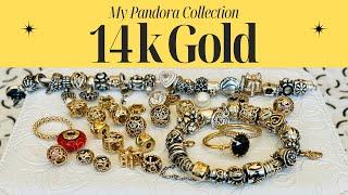 My 14k GOLD PANDORA Collection 2024