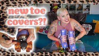 HOW TO PUT TOE GUARDS /TOE CAPS ON ROLLER SKATES!