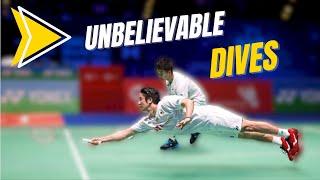 Unbelievable Badminton Dives | Best Badminton dives |