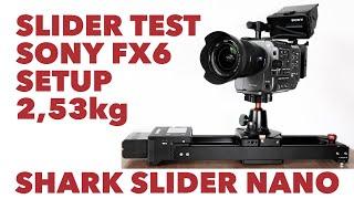 iFootage Shark Slider Nano + Sony FX6 & FE16-35mm (2,53kg)