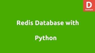 Redis Database and Python