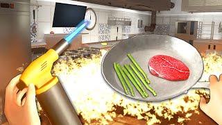 MY KITCHEN EXPLODED! - Cooking Simulator VR Gameplay