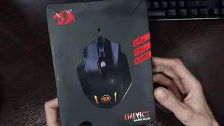 Обзор игровой мыши Redragon M908, Impact. Сравнение Redragon M908 c Logitech G600. (4к)