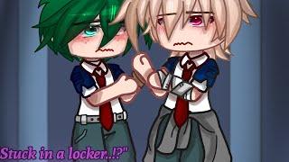 "Stuck in a locker..!?" // Bakudeku