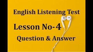 English listening test No 4 (The Missing Report)