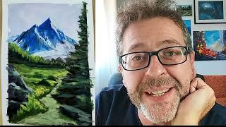 How to paint a Landscape with Gouache