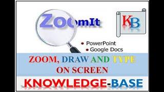 How to use ZoomIT  Software to Enhance your Online Presentations