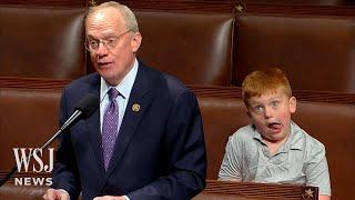 Watch: Lawmaker’s Son Makes Funny Faces on House Floor | WSJ News